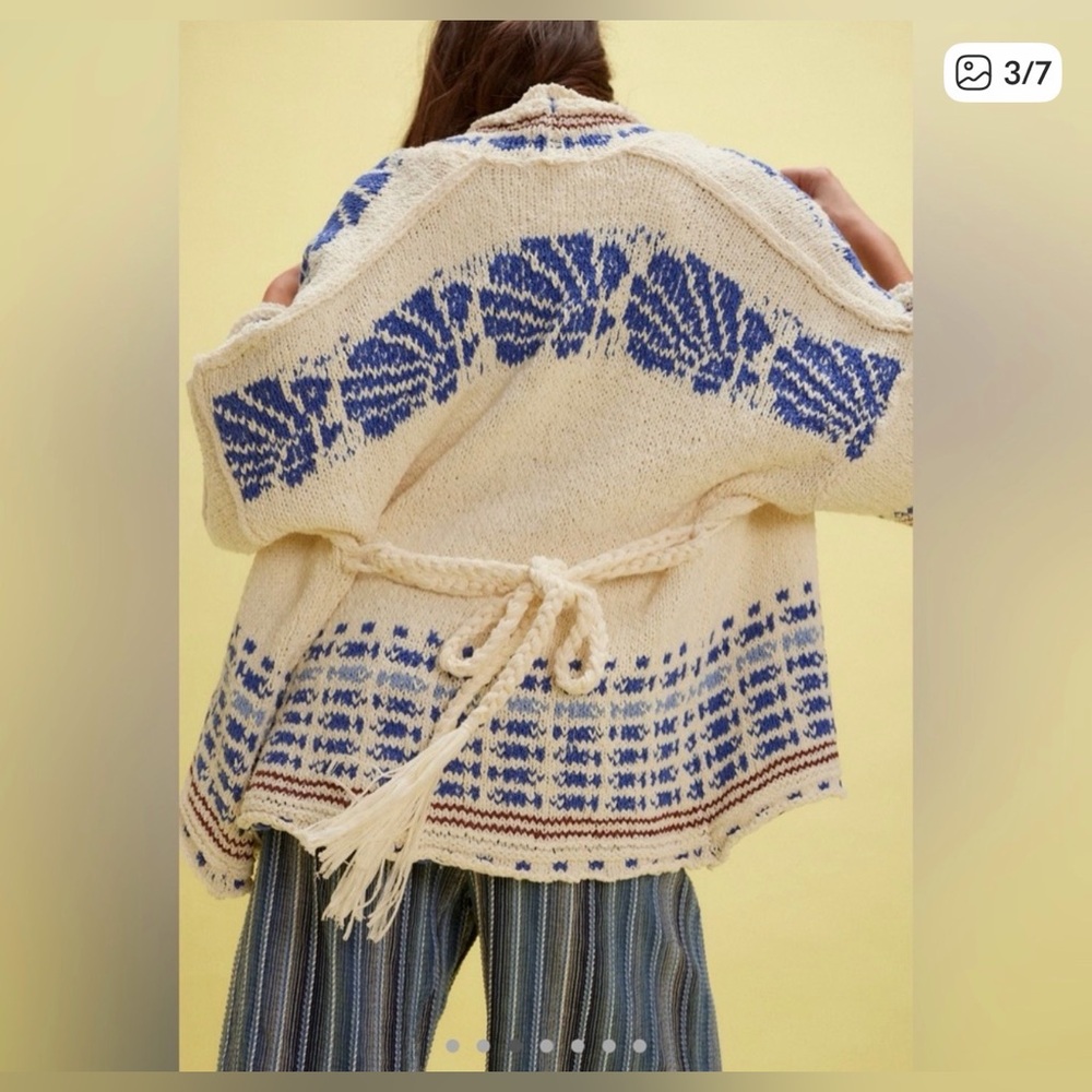Free people Shell Bohemian Cardigan - Picture 3 of 7